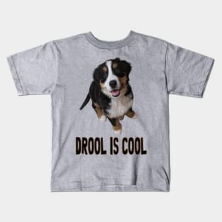 Bernese Mountain Dog Puppy drool is cool Kids T-Shirt